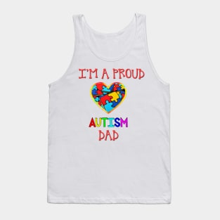 Proud Autism Dad Tank Top